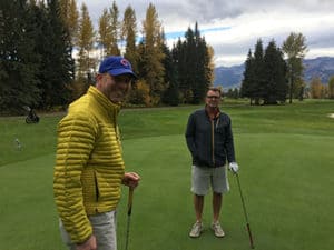 Golfing in Fernie in the Fall
